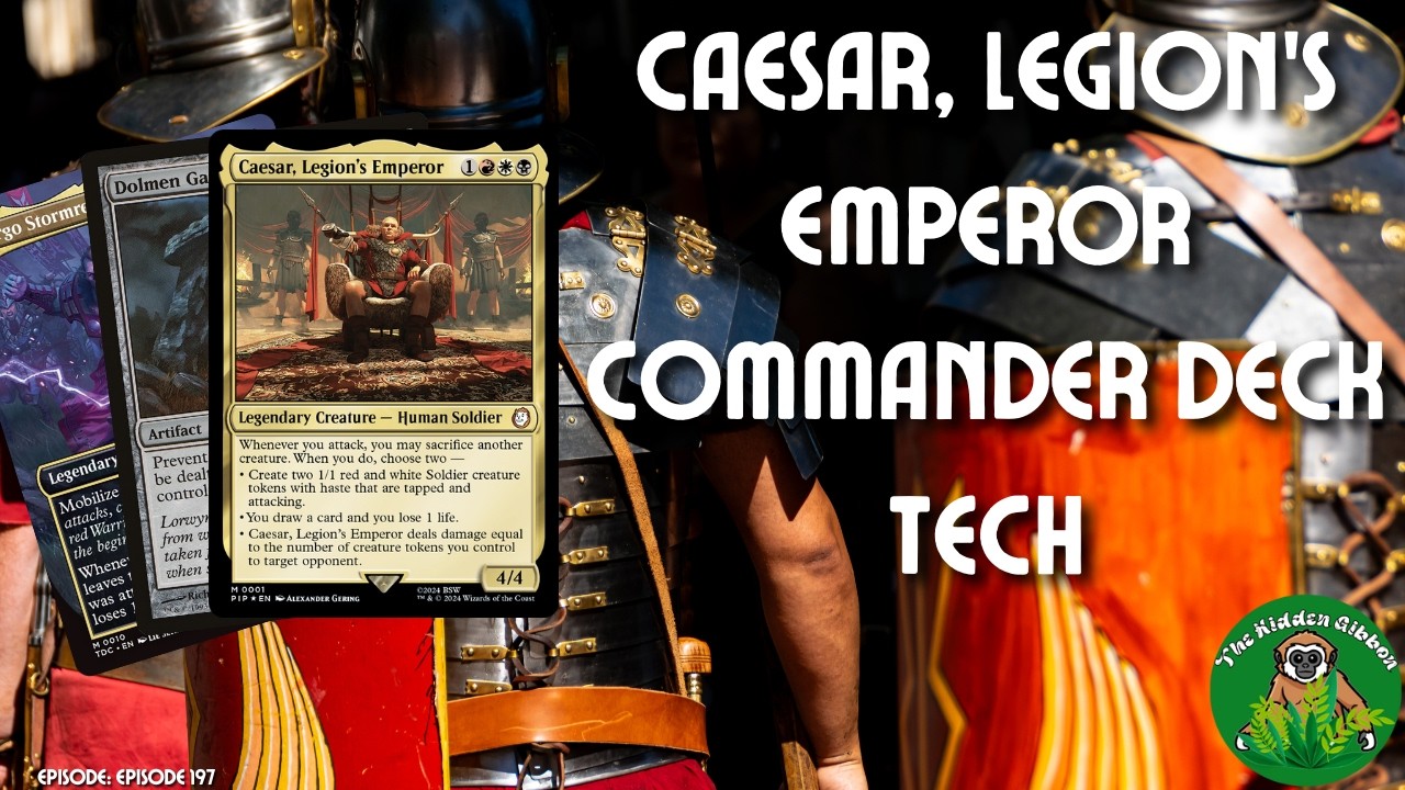 Caesar, Legion’s Emperor | Tokens, Aggro | MTG Commander Deck Tech | Episode 197