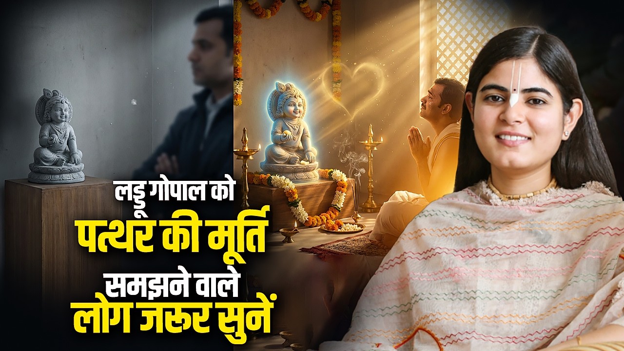 लड्डू गोपाल को पत्थर की मूर्ति समझने वाले लोग जरूर सुनें | देवी चित्रलेखा जी