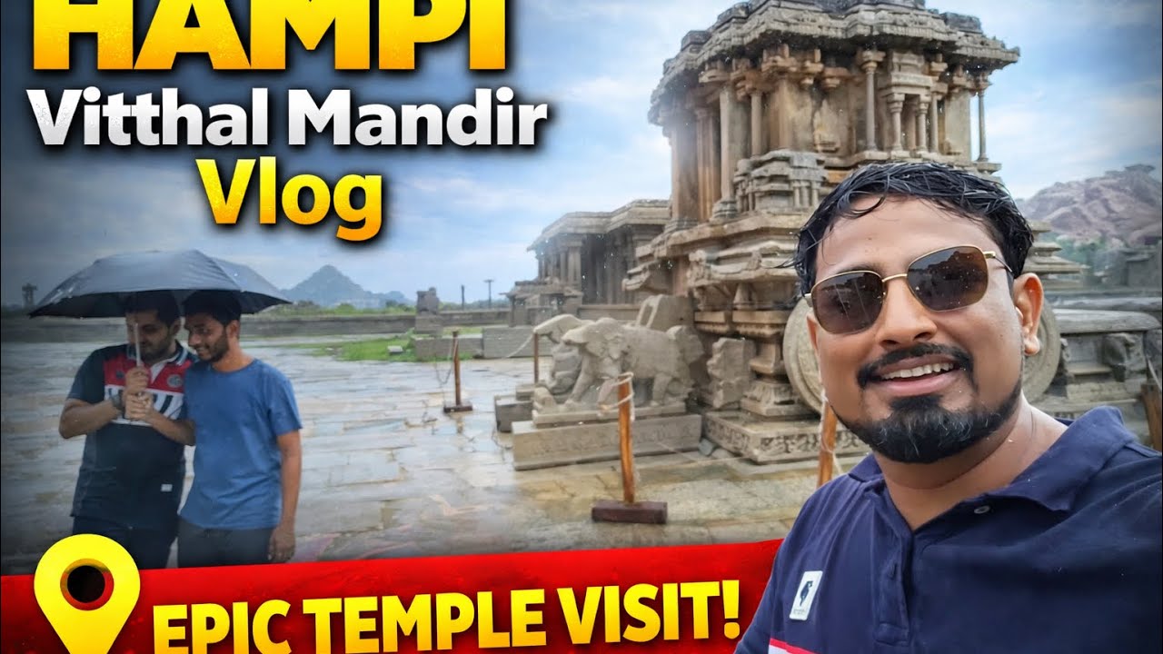 Hampi Vitthal Mandir 😍 ||Epic Temple VlogIndia’s Most Amazing Temple! 😱 | Hampi Vitthal Mandir Vlog