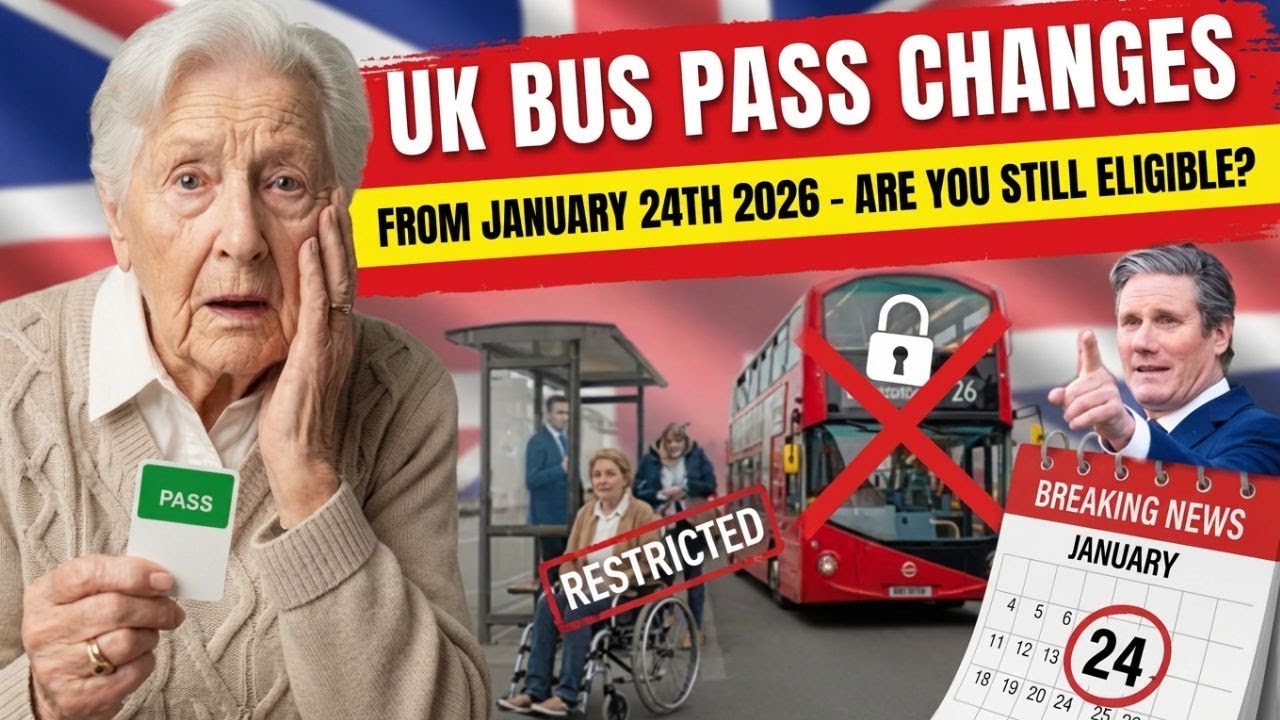 UK Bus Pass Changes from January 24th 2026 – Are You Still Eligible?