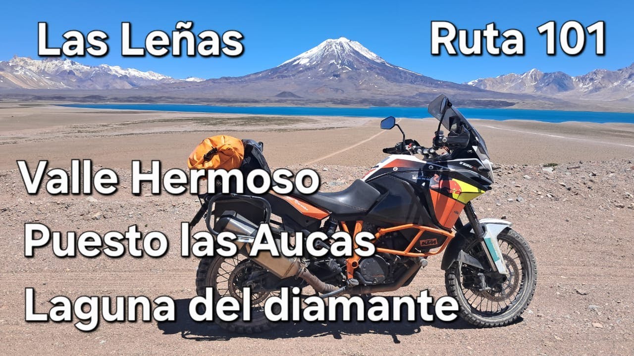 Lagar: Travesía en moto por Ruta 101,Lag. del Diamante, Las Leñas, Paso Damas,Valle Hermoso, Aucas..