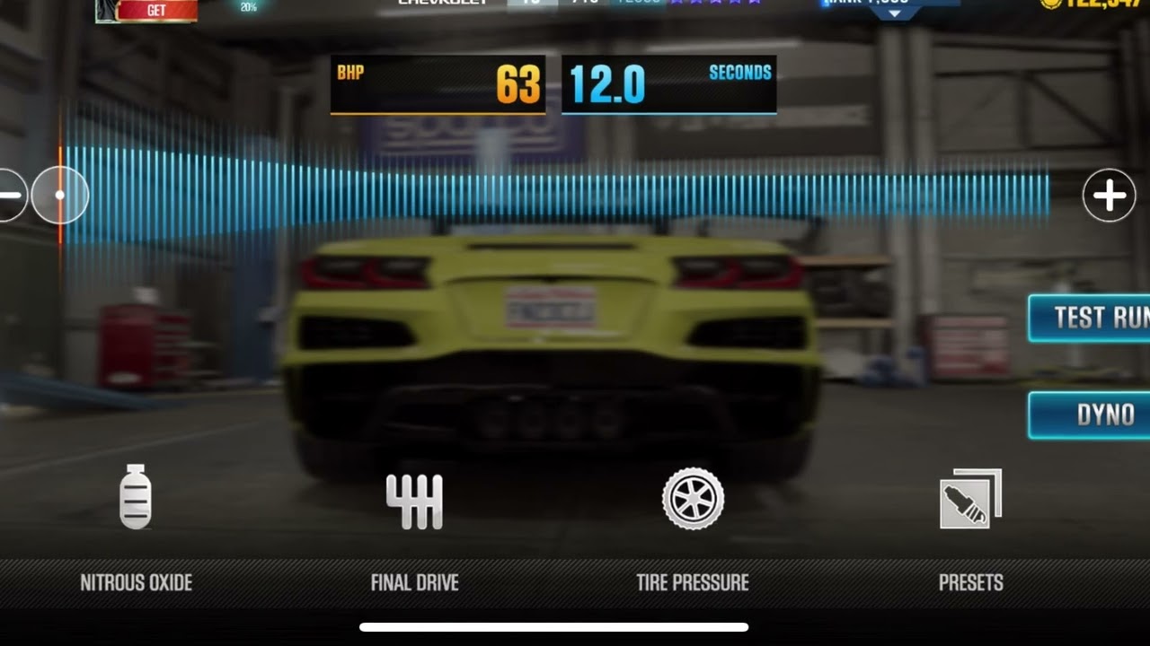 CSR2 Tournaments | 2023 Corvette Z06 'Z07 Package' 1/2 Mile Drag - 2000 Evo - Manual Launch - 7.630