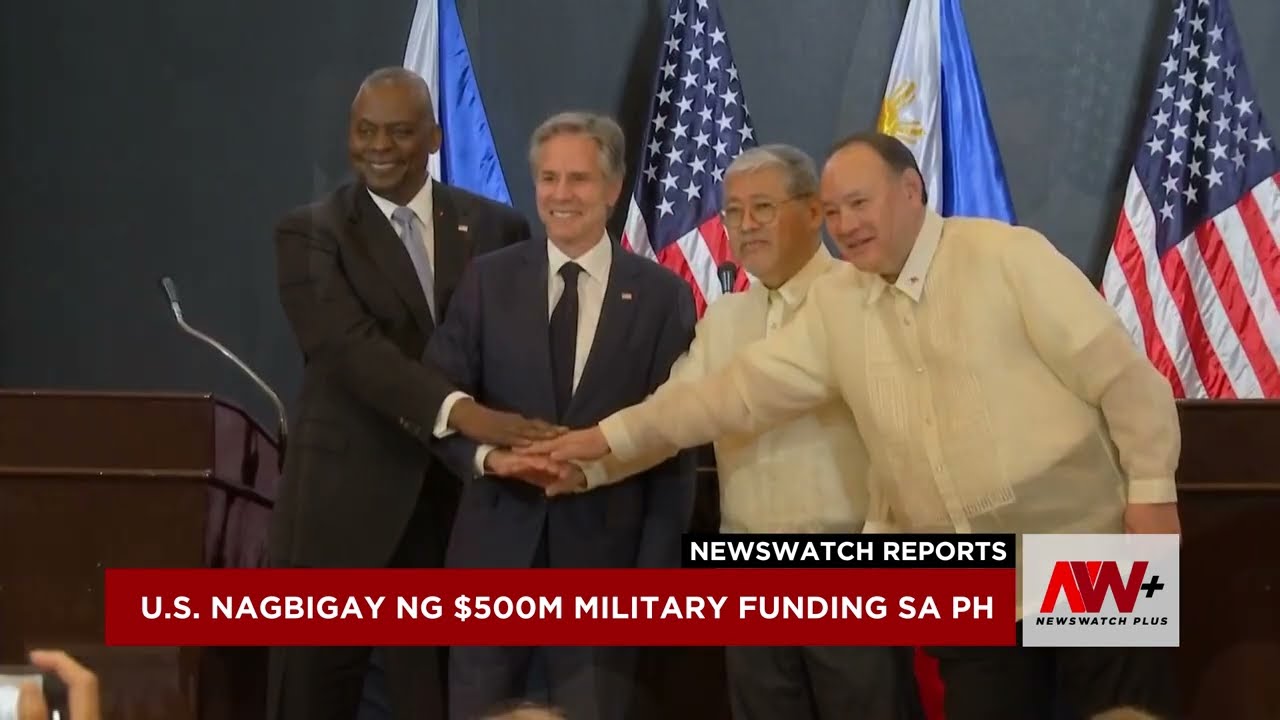US magbibigay ng military financing sa PH, tulong sa mga biktima ng 'Carina' | NewsWatch Reports