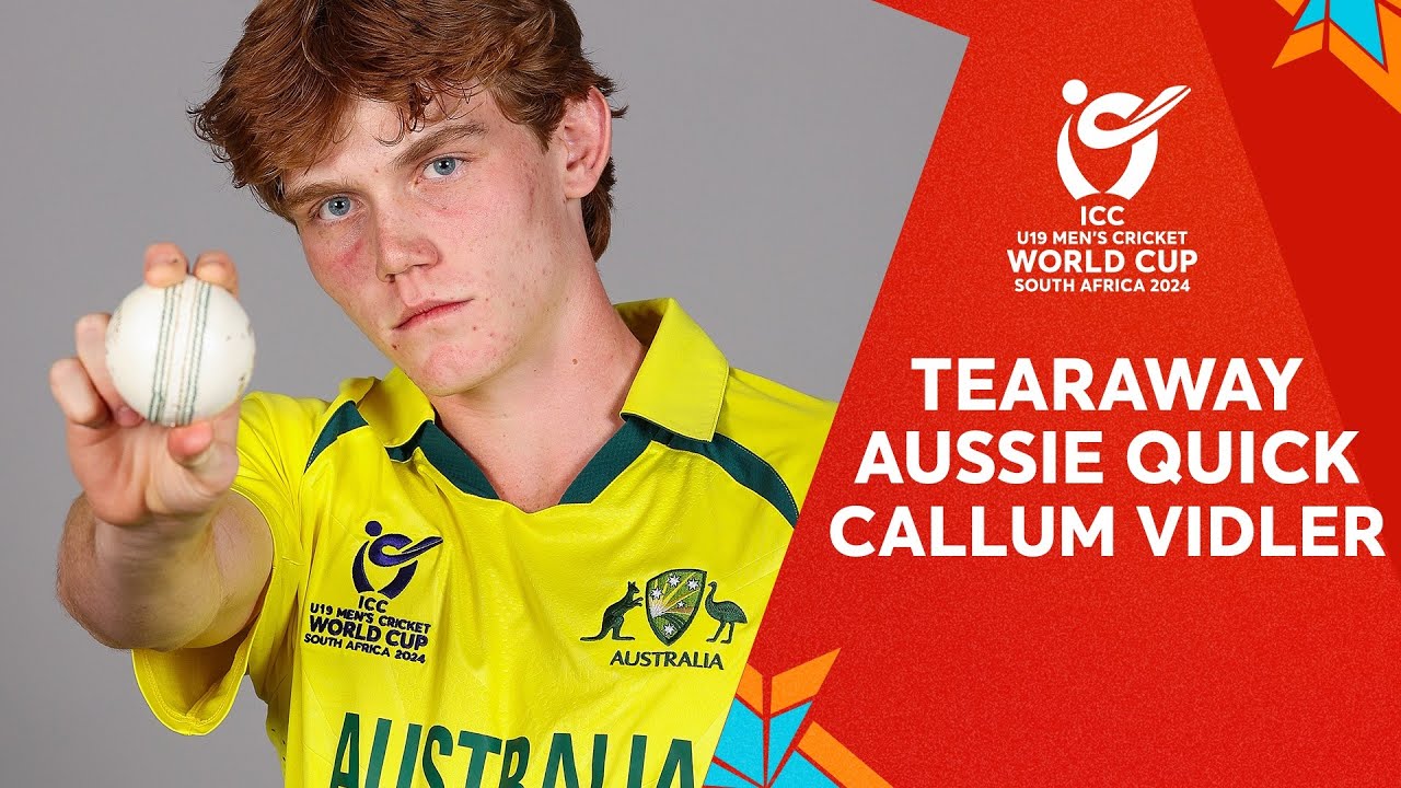 Introducing tearaway quick Callum Vidler from Australia | U19 CWC 2024