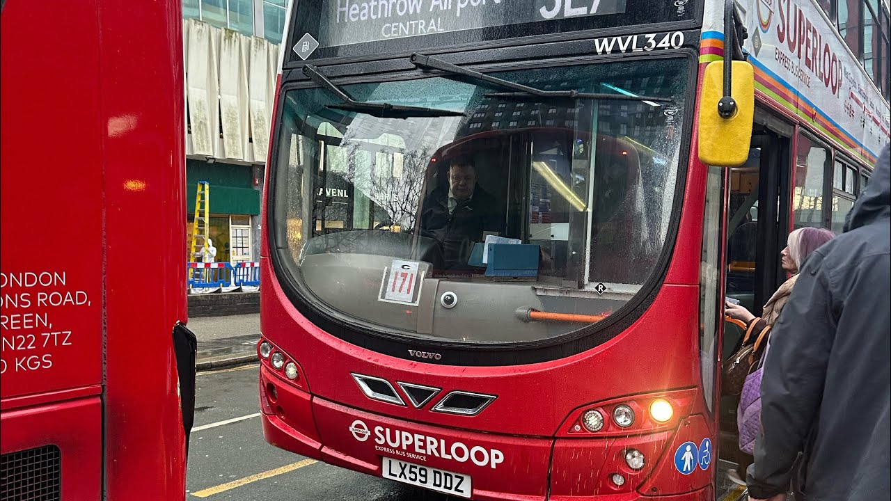 *LX59 DDZ*Go Ahead London 59Reg Volvo B9TL Wright Eclipse Gemini 2(Ex East London Transit)
