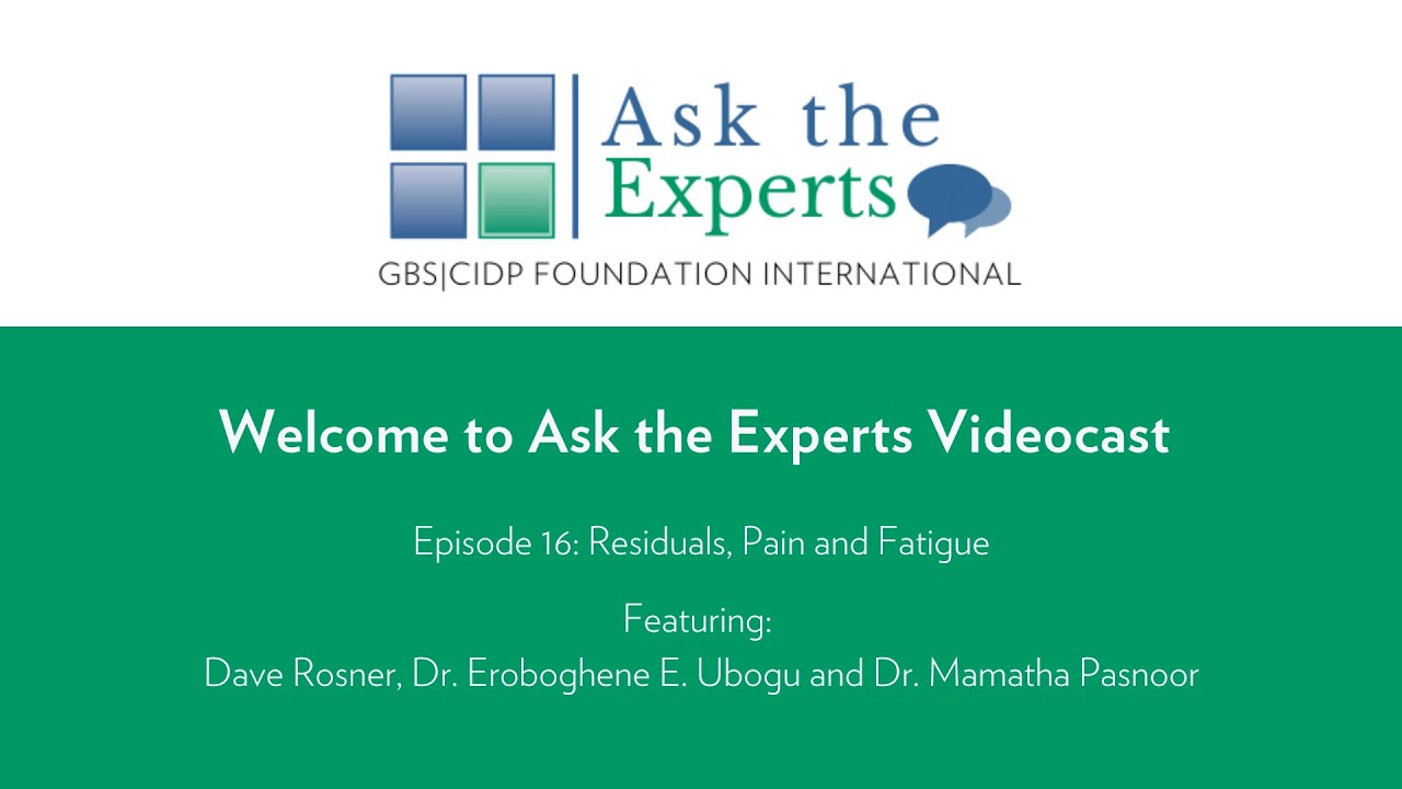 Ask the Experts, Episode 16 Residuals, Pain and Fatigue