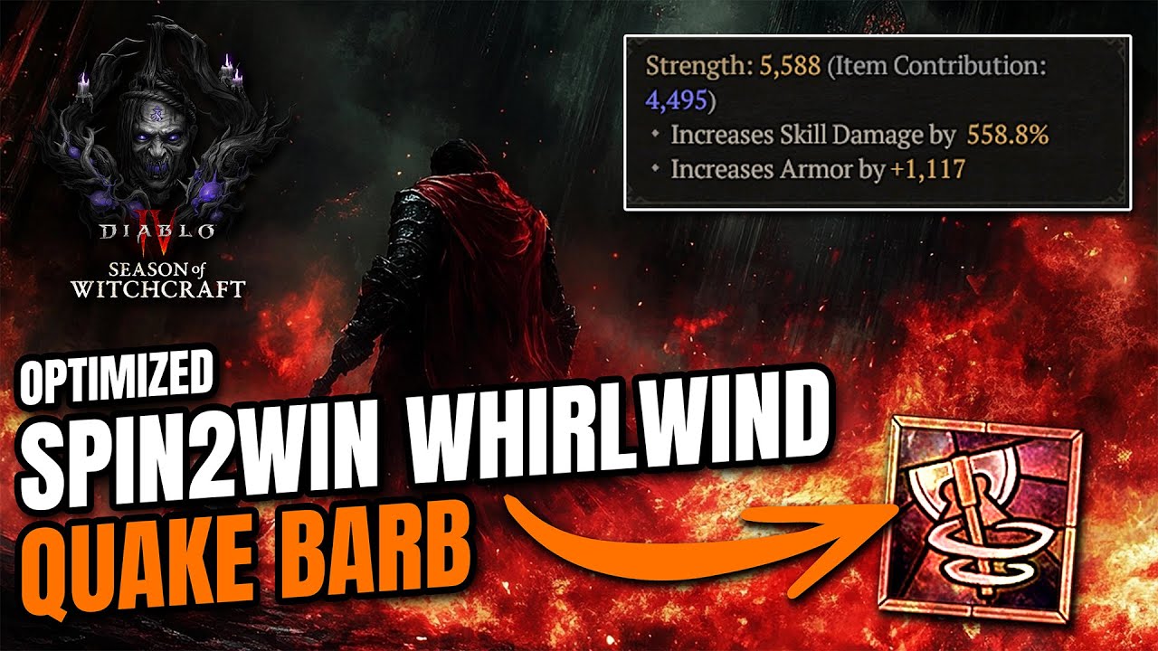 Spin2Win Whirlwind Quake Build for Season 7 Diablo 4