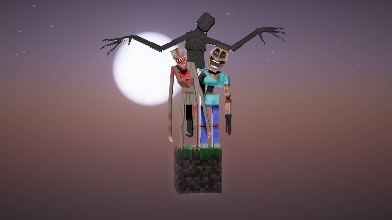 Minecraft One Block, but it's EVERY HORROR MOD 9