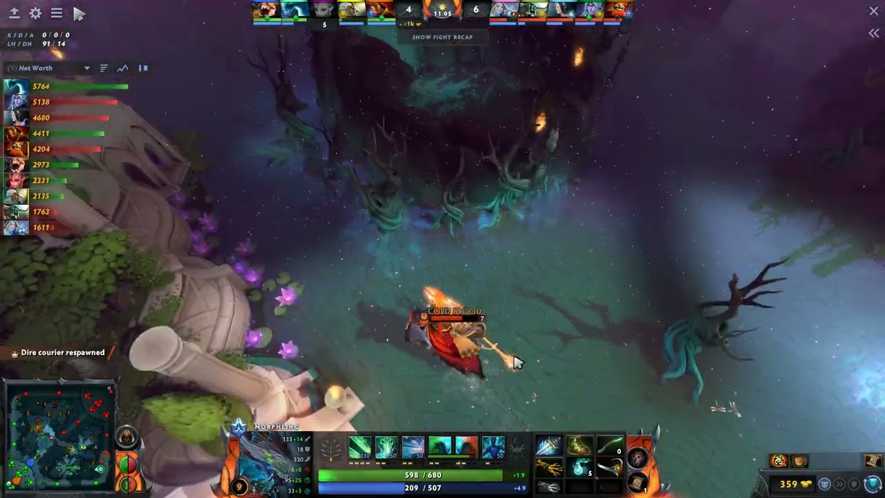 Arteezy - Morphling Safelane | Dota 2 7.32c Gameplay