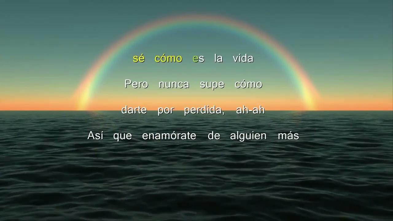 Enamórate De Alguien Más - Karaoke - Morat