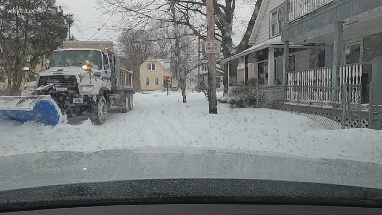 Cleveland makes progress on plowing city streets