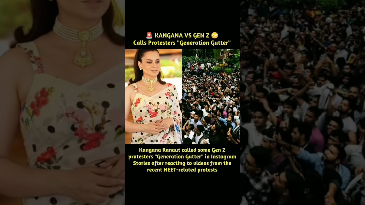 Kangana Ranaut's 'Generation Gutter' Remark Sparks Massive Controversy 😱🔥