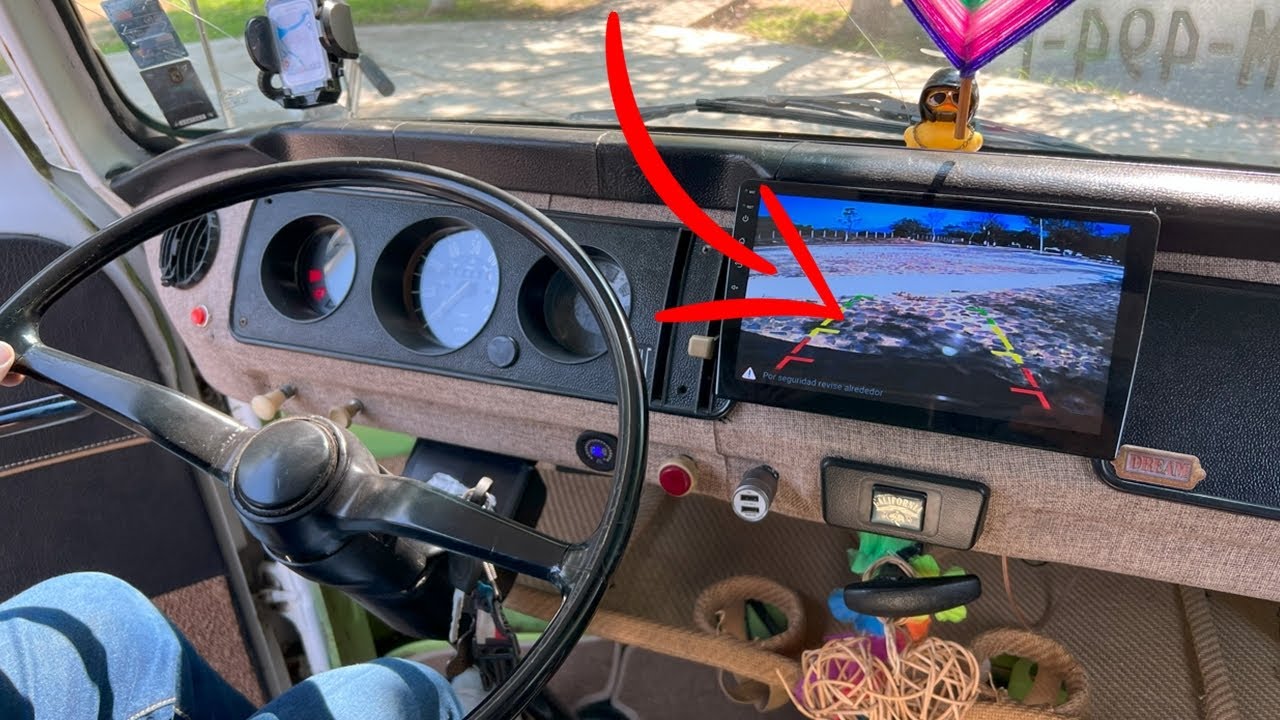 Instalando camara de reversa, estéreo de pantalla, y carburador nuevo a la combi| De Tocho Morocho