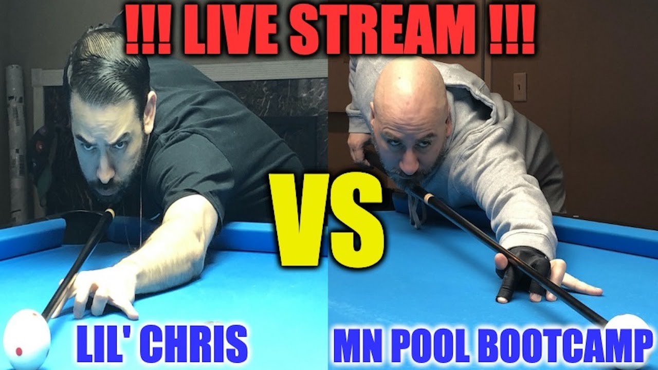 Live Stream!!!  Lil' Chris VS MN Pool Bootcamp