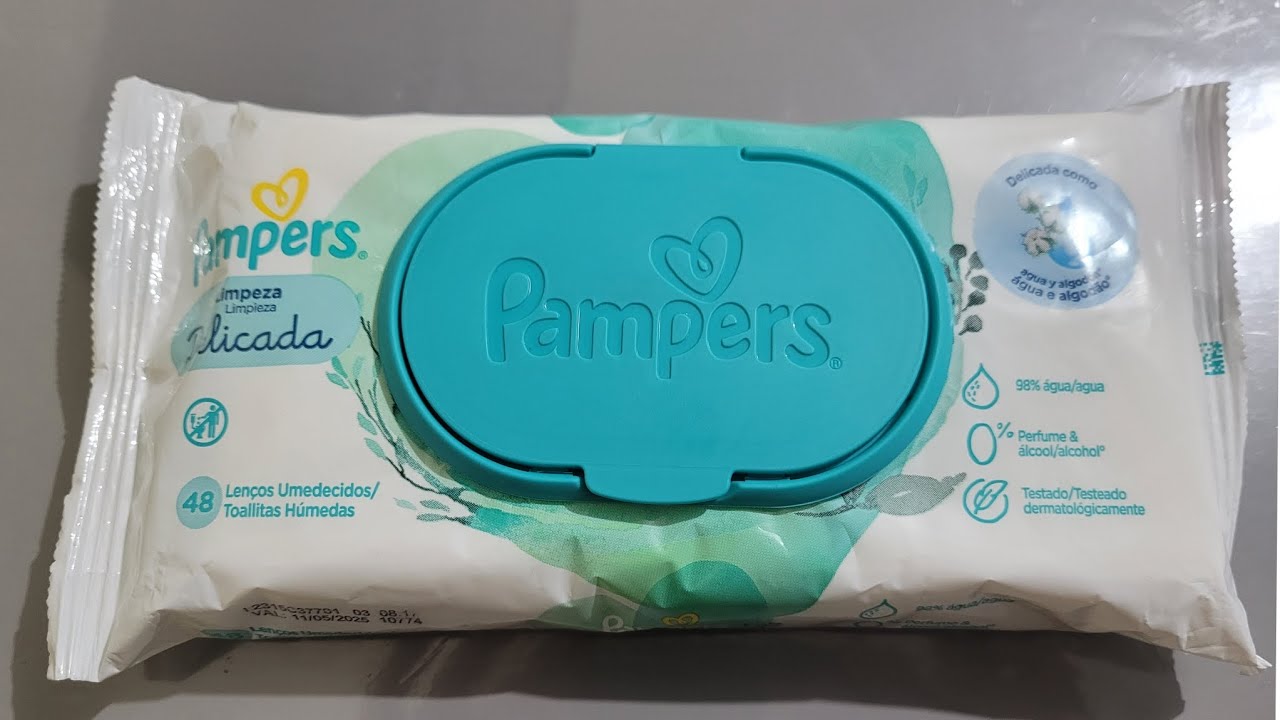 Lenço umedecido Pampers Limpeza Delicada