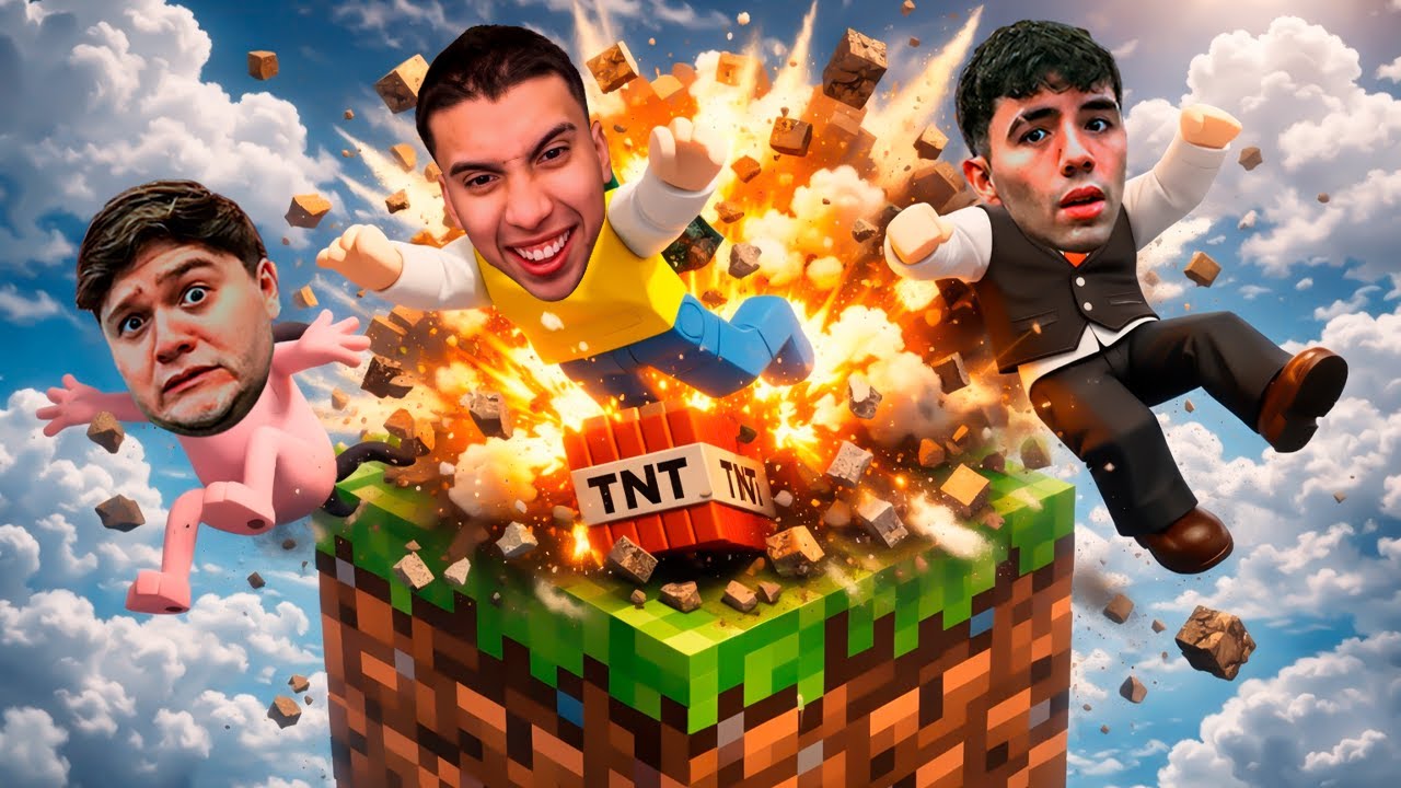 LOS BROS EN ONE BLOCK MINECRAFT! #3 🪨