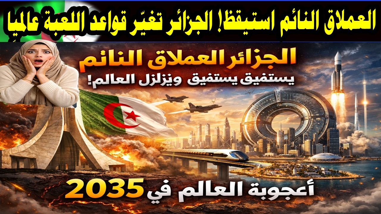 الجزائر العملاق النائم يستفيق 🔥 مشاريع عملاقة ستُدهش العالم في 2035!