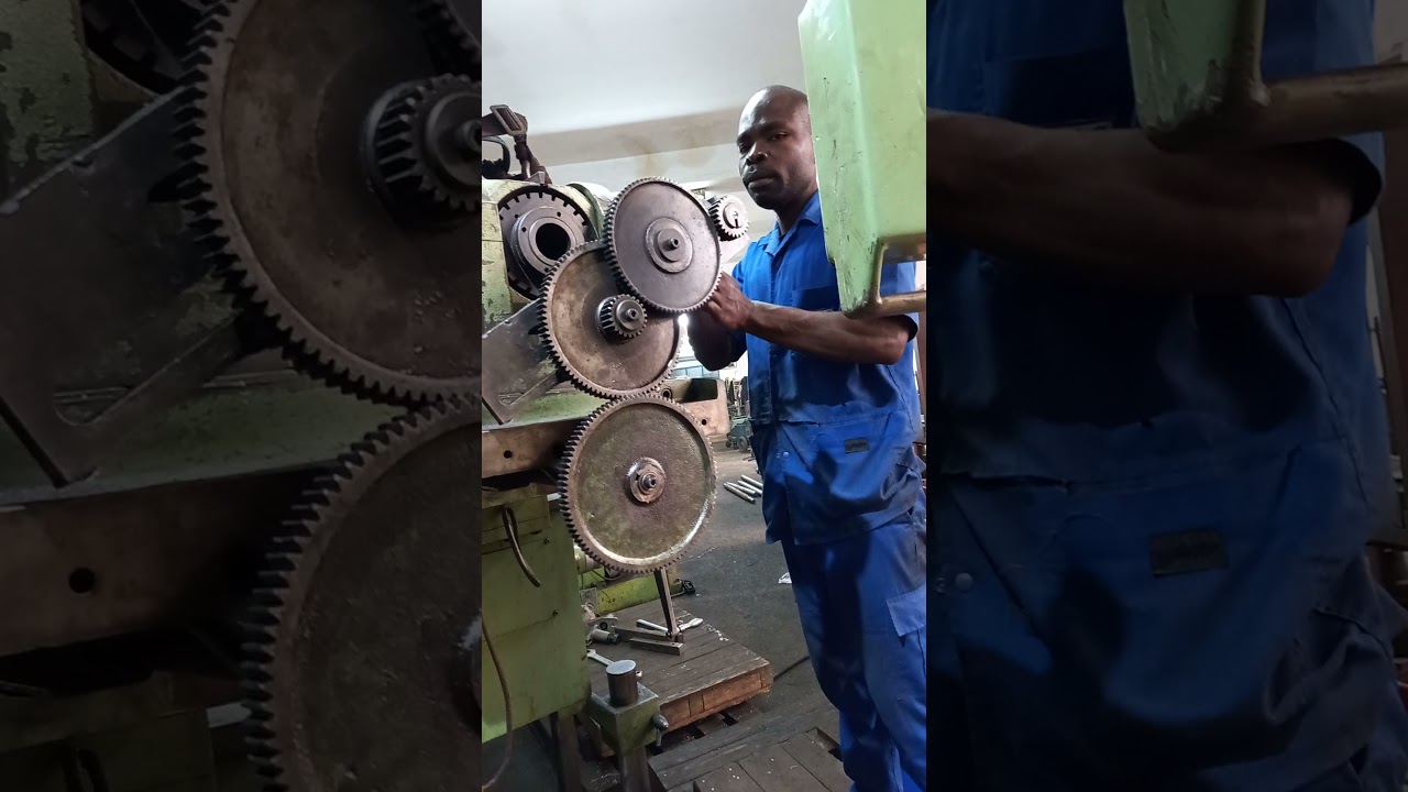 taillage d,une vis sans fin à la fraiseuse