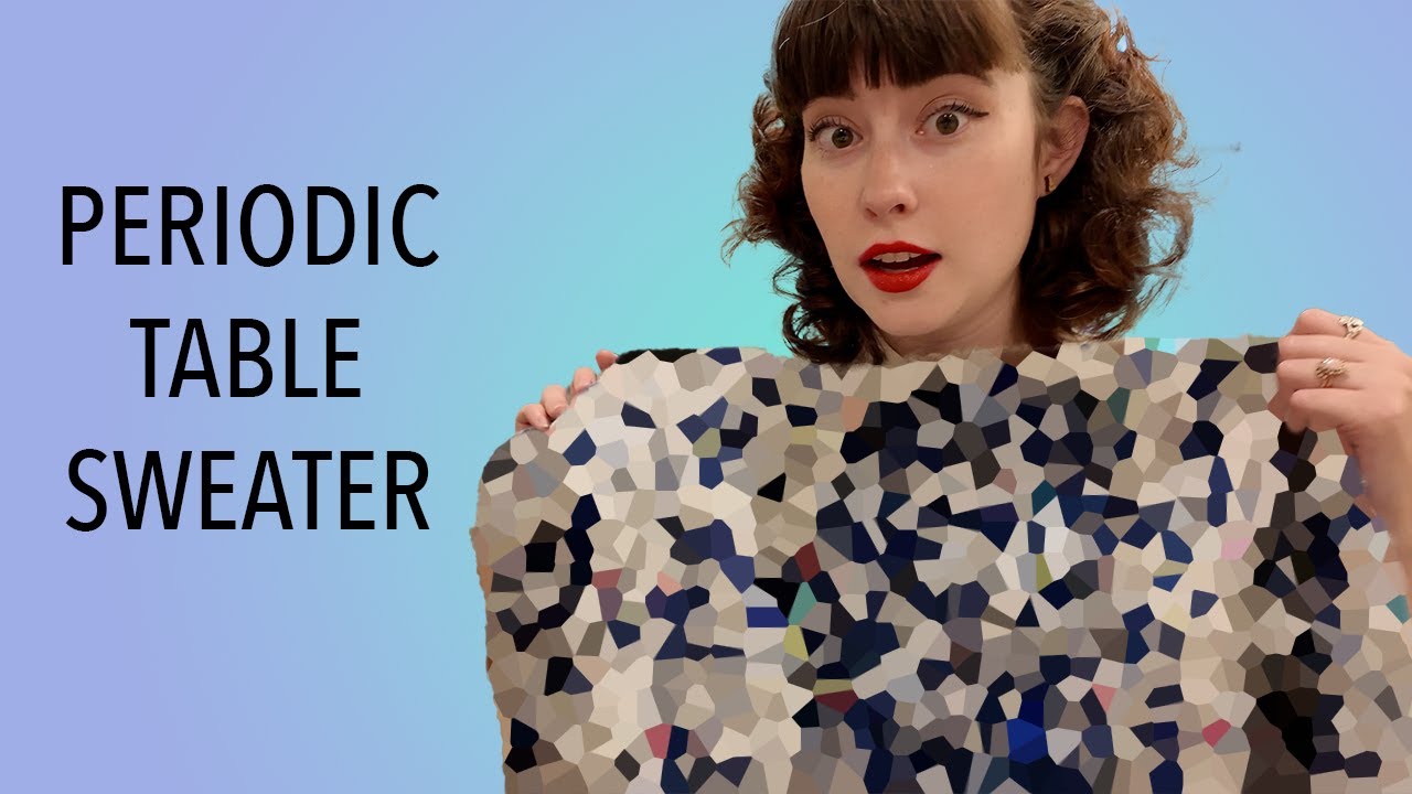 I Made a Periodic Table Sweater | 1950s Science Outfit Pt. 2