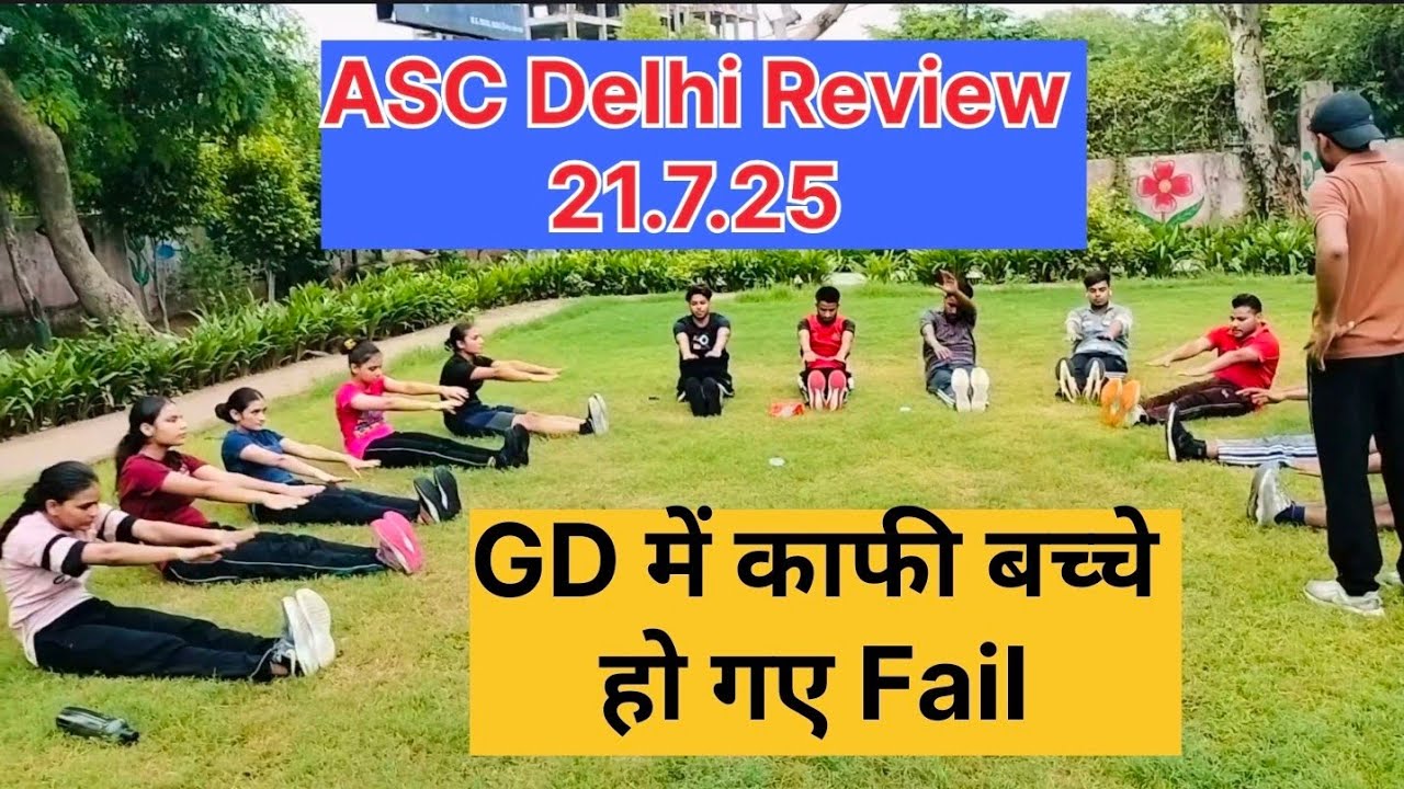 ASC 2 Delhi Review ।। GD में काफी बच्चे हो गए Fail! #airforcegdsrt #phase2 #gd_srt #gdsrt #airforce