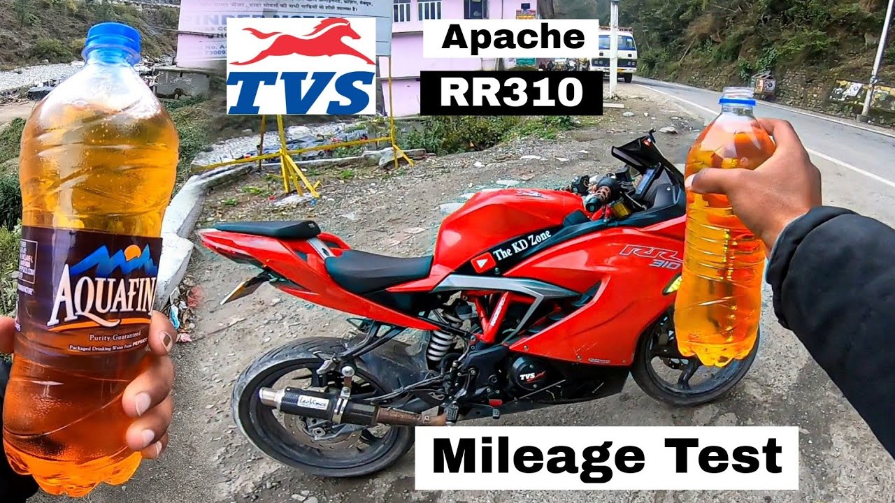 TVS Apache RR310 BS6 Mileage Test 2022 || 1 Litre Mileage Test of RR310 BS6