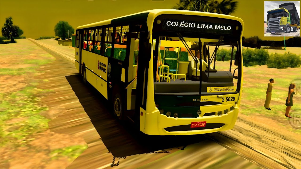 PBS2 - CAIO APACHE VIP I VOLKSWAGEN 17-210 EOD 4P | Mapa Cortando Barro - Linha Volta! (gameplay).