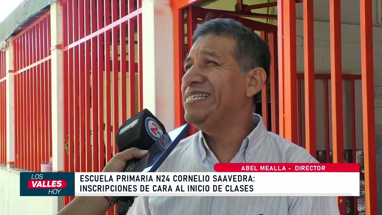Escuela N°24 de Santo Domingo: preparativos para el inicio de clases