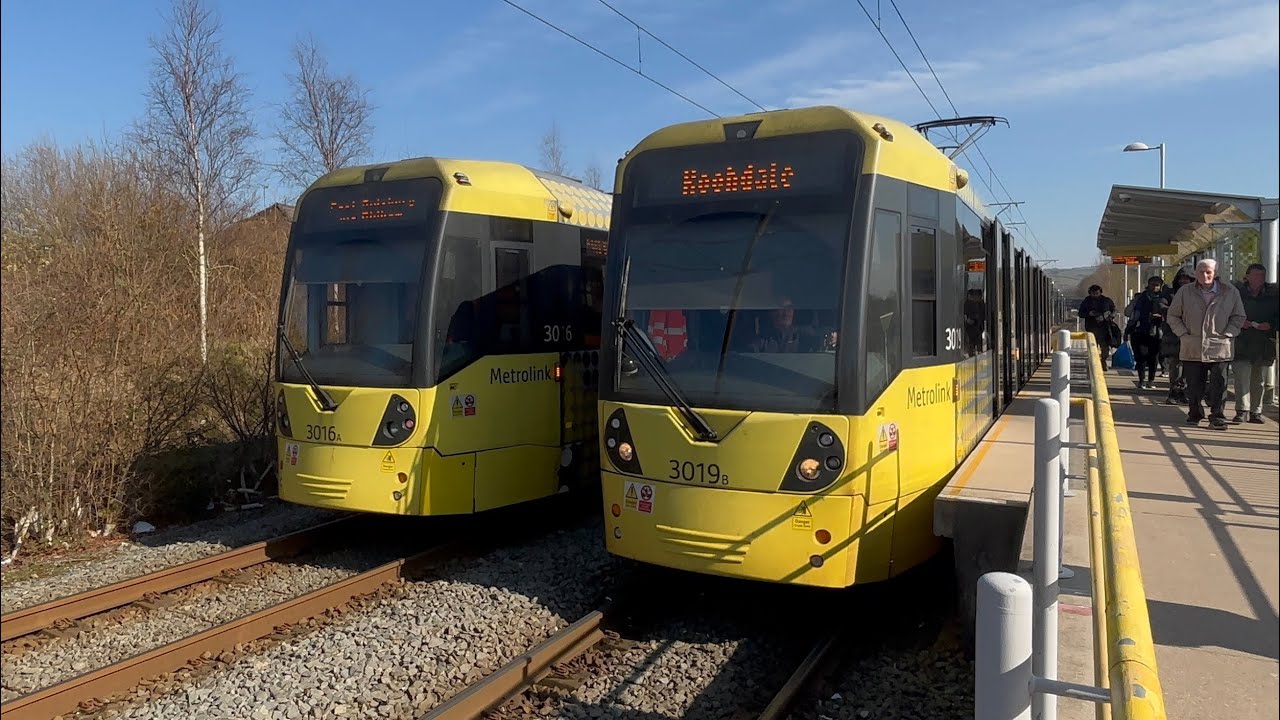 Tram-Spotting At Kingsway Business Park (19.3.25) | Manchester MetroLink