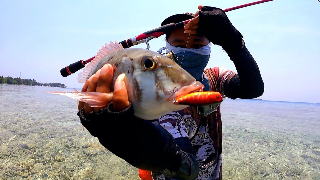 Mancing di pulau Seribu || Surganya Casting Ultralight || mancing pinggiran || Teknik Casting