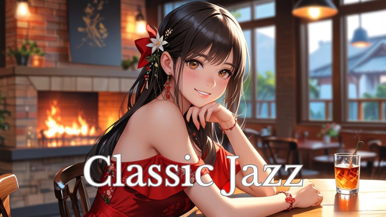 Classic jazz - 暖炉の火とともに聴くクラシックジャズ/ relaxing music for studying[Beats Mix /Chill & Relax Music]