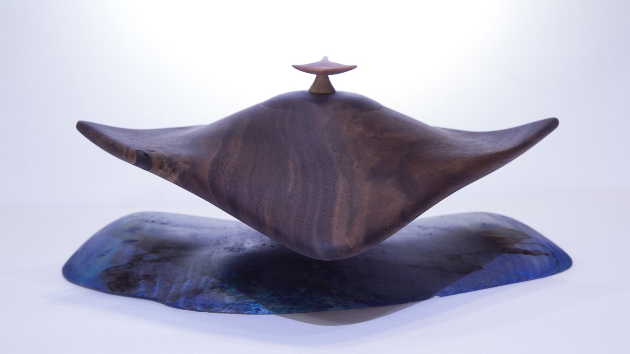 Wand and Stingray box Woodturning Projects