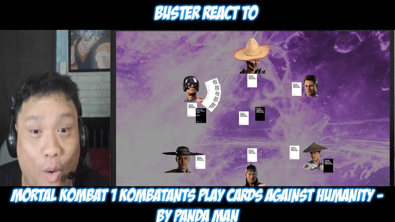 Реакция Бастера на Mortal Kombat 1: Комбатанты играют в карты против человечества — от Человека-П...