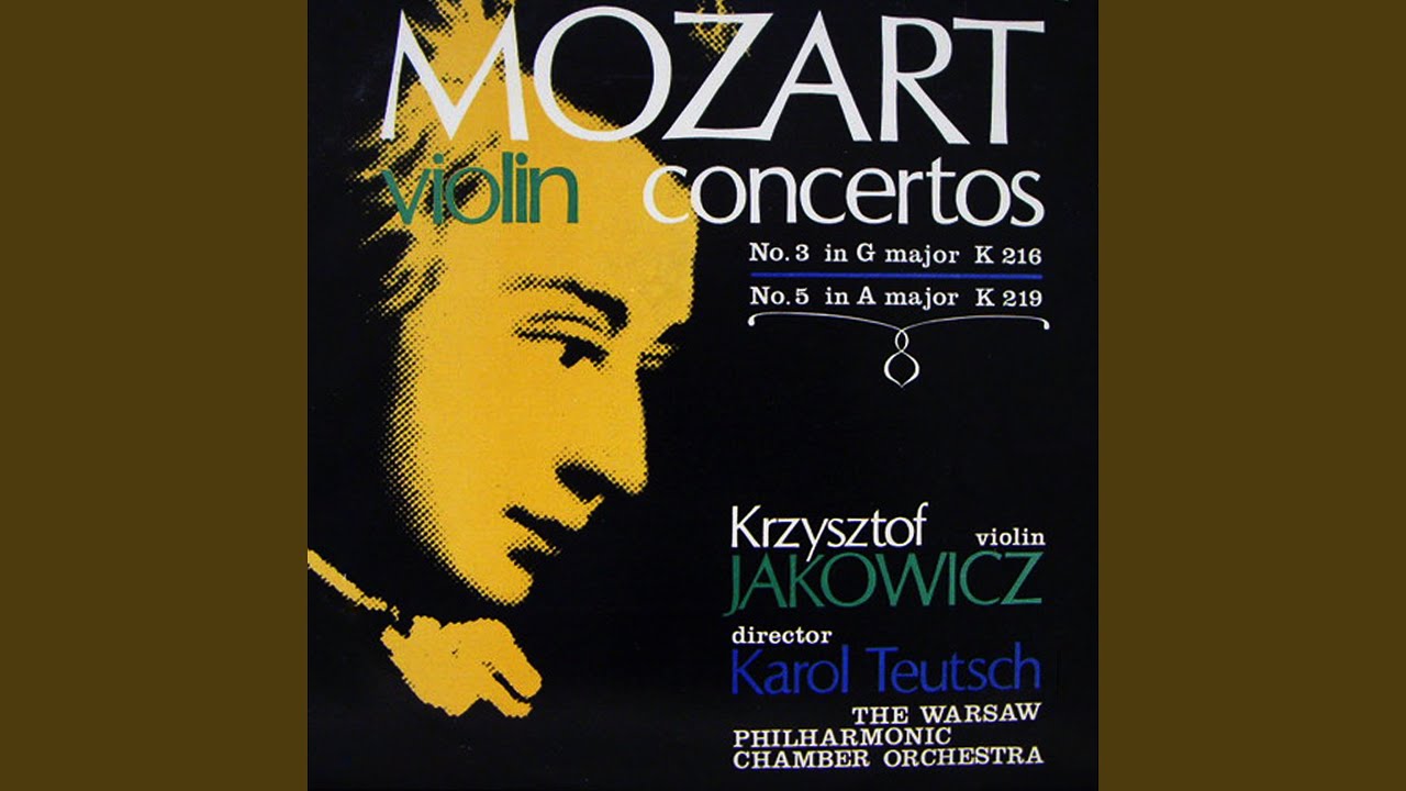 Violin Concerto No. 3 in G Major, KV 216: II. Adagio