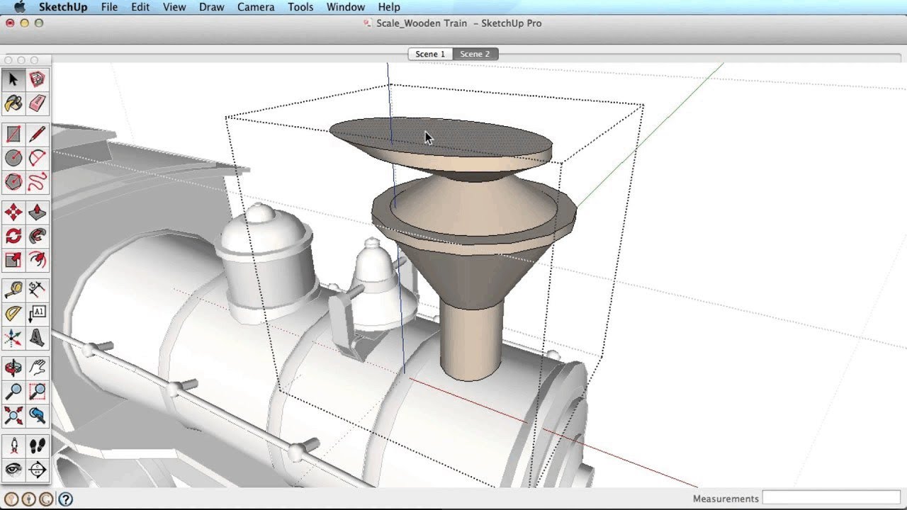 SketchUp Training Series: Scale tool