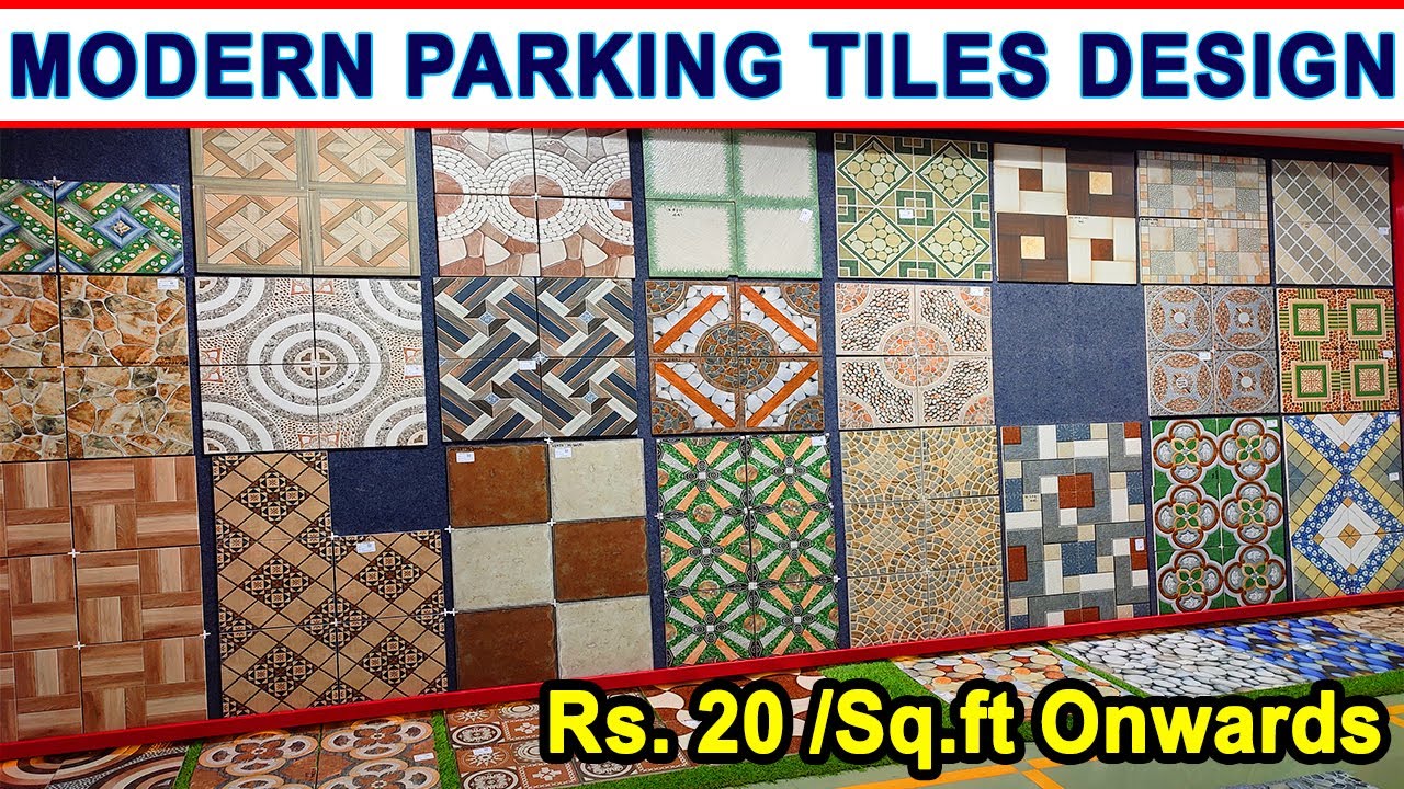 Modern Parking Tiles Design, Outdoor Floor tiles New Design, car parking tiles latest designs, tiles