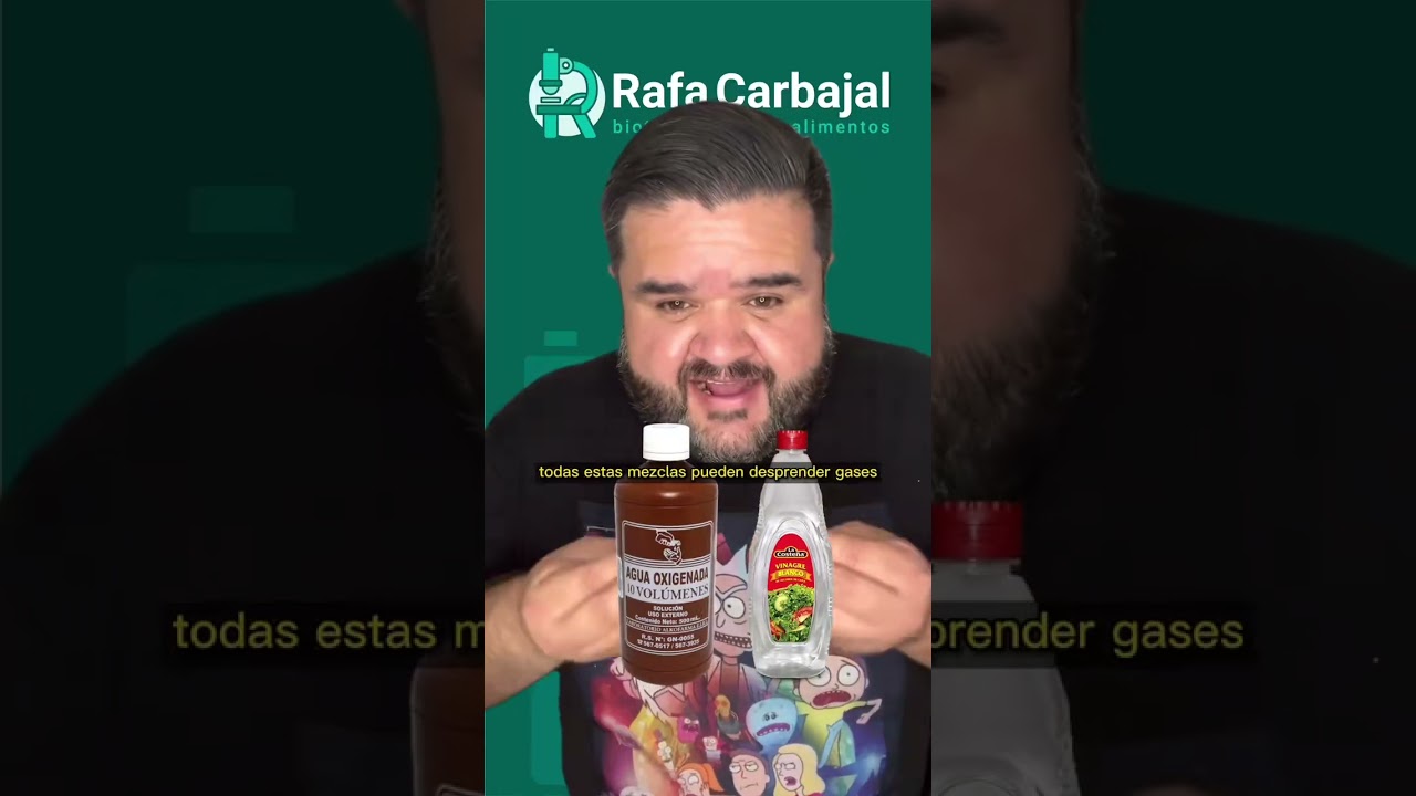 &iexcl;No mezcles estos productos de limpieza! #ciencia #curiosidades