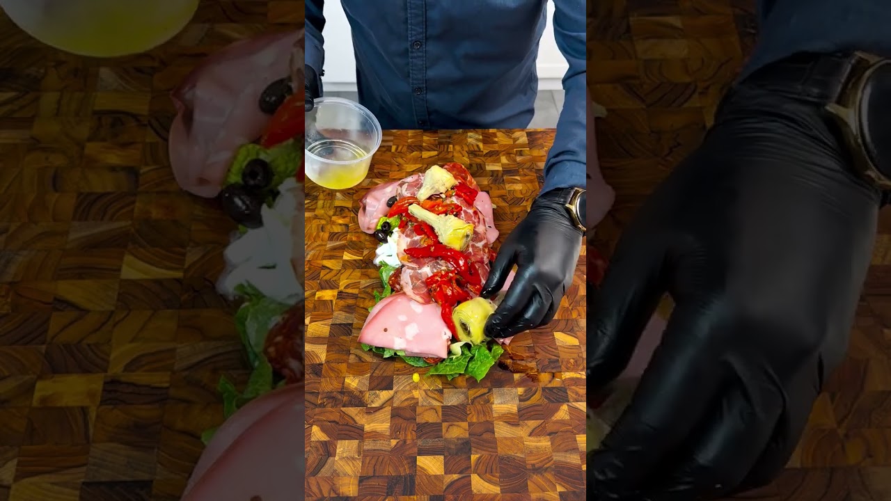 This easy Italian Chopped Sandwich is Amazing!