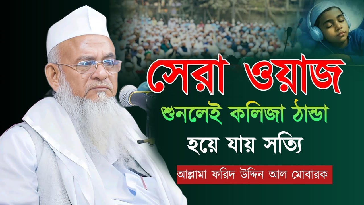 গতকাল সেনবাগে যে বয়ান করেছেন। প্রতিটা কথা কলিজায় লাগে। ফরিদ উদ্দিন আল মোবারক ওয়াজ। New waz 