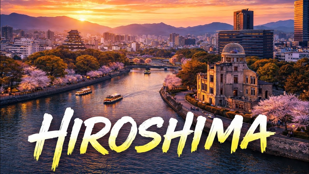 Hiroshima City Walk | Atomic Bomb Dome | Raw sounds of Japan | Japan Travel 