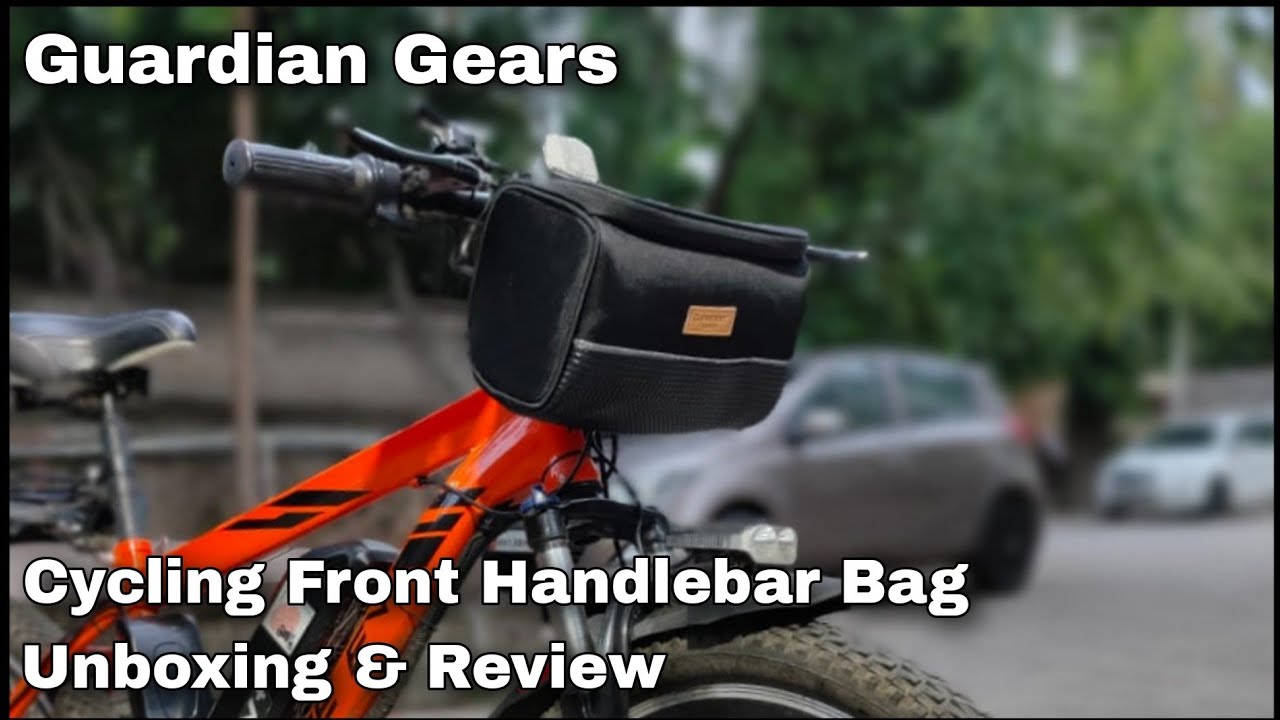 Cycling Front Handlebar Bag by Guardian Gears | Unboxing, Detailed Review, Installation | DNA VLOGS