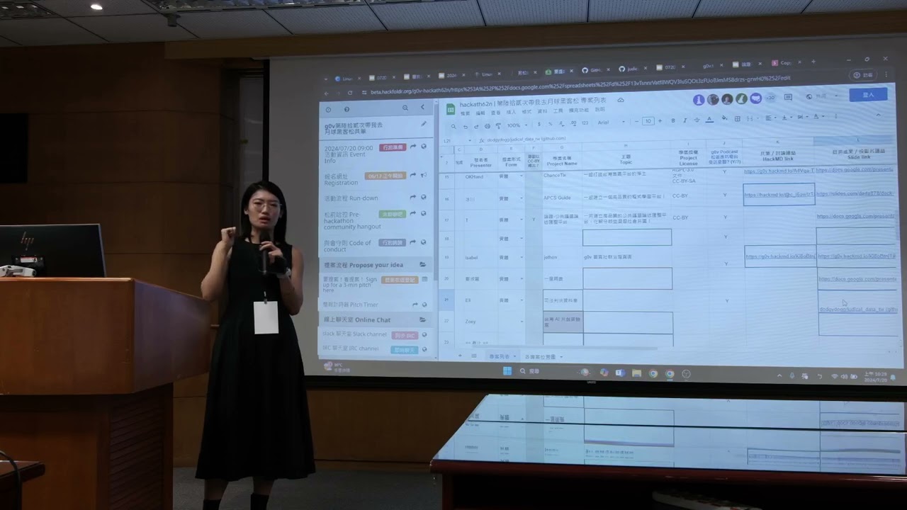 g0v tw hackath62n &mdash; 提案 &mdash; 台灣 AI 共創實驗室 ／ Zoey &mdash;  帶我去月球黑客松