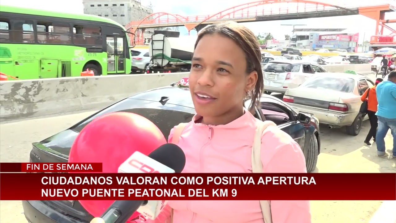 Abren al p&uacute;blico nuevo puente peatonal en el Kil&oacute;metro nueve