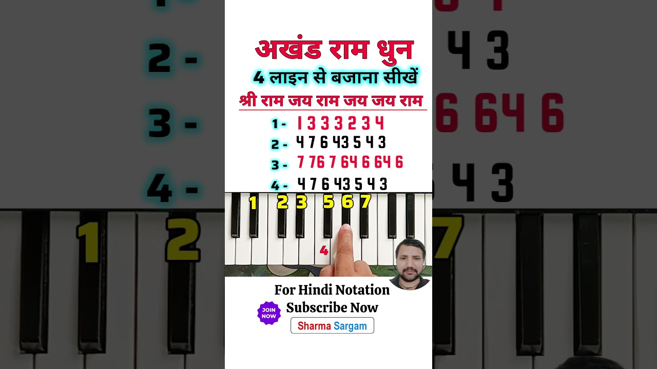 How To Play Ram Dhun Piano Tutorial | #piano #trending #music #shorts #viralvideo #ram