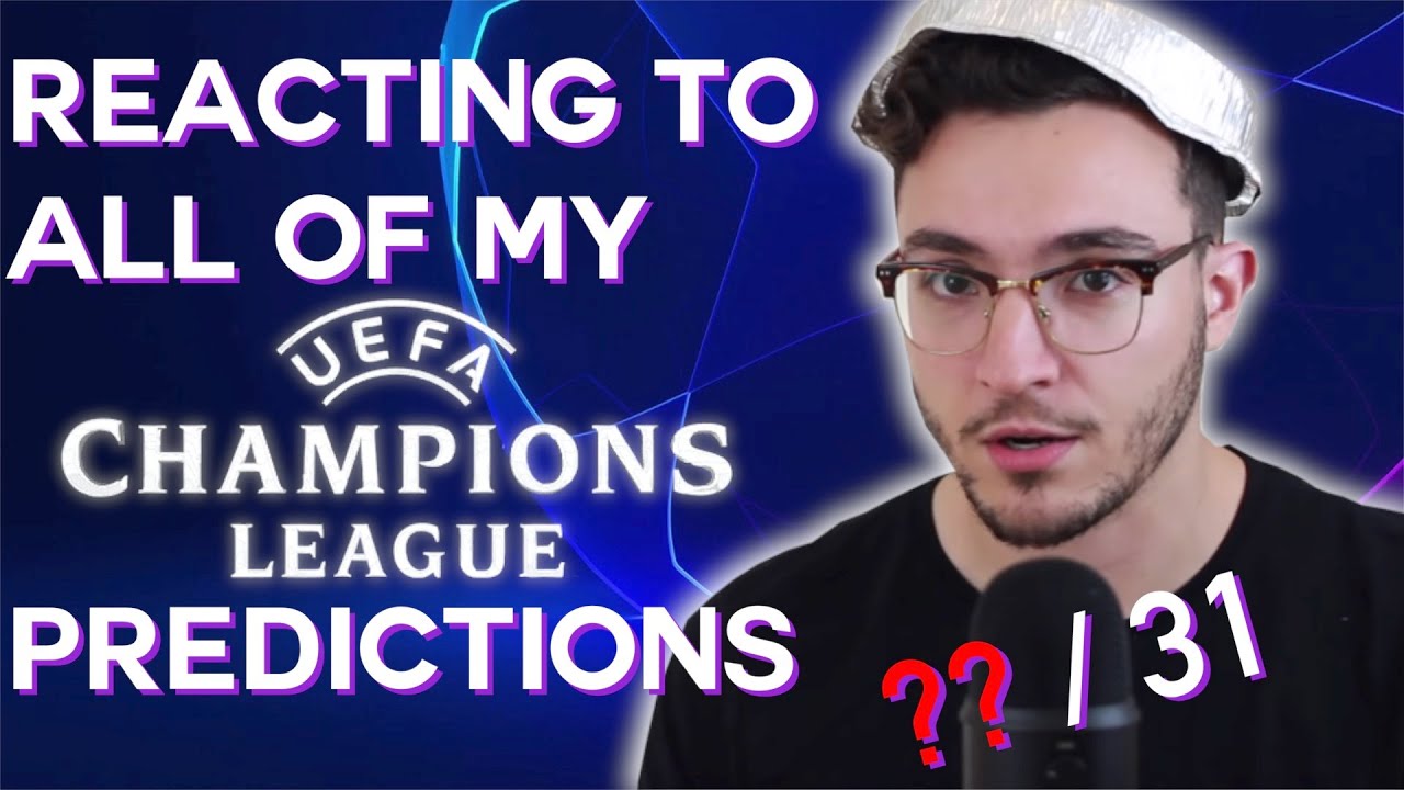 Reacting to ALL of my Champions League Predictions (2019-20 Knockout Phase)