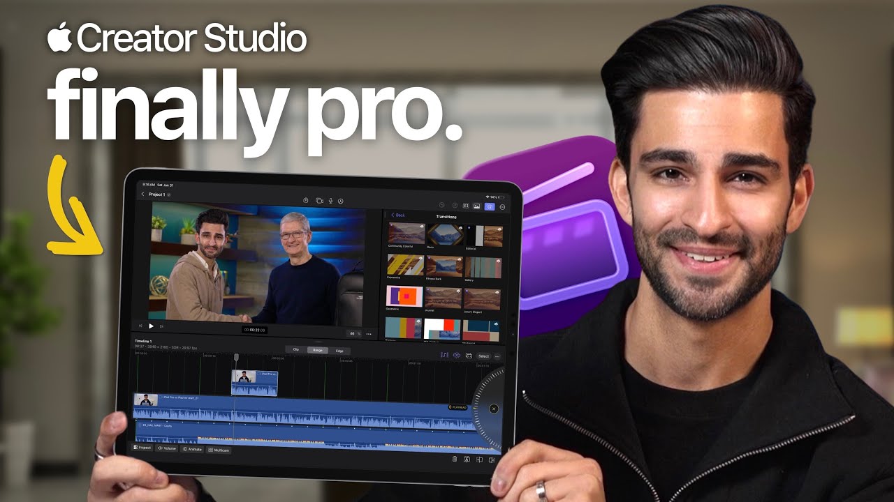 Новая версия Final Cut Pro для iPad меняет правила игры — благодаря Apple Creator Studio! ✨