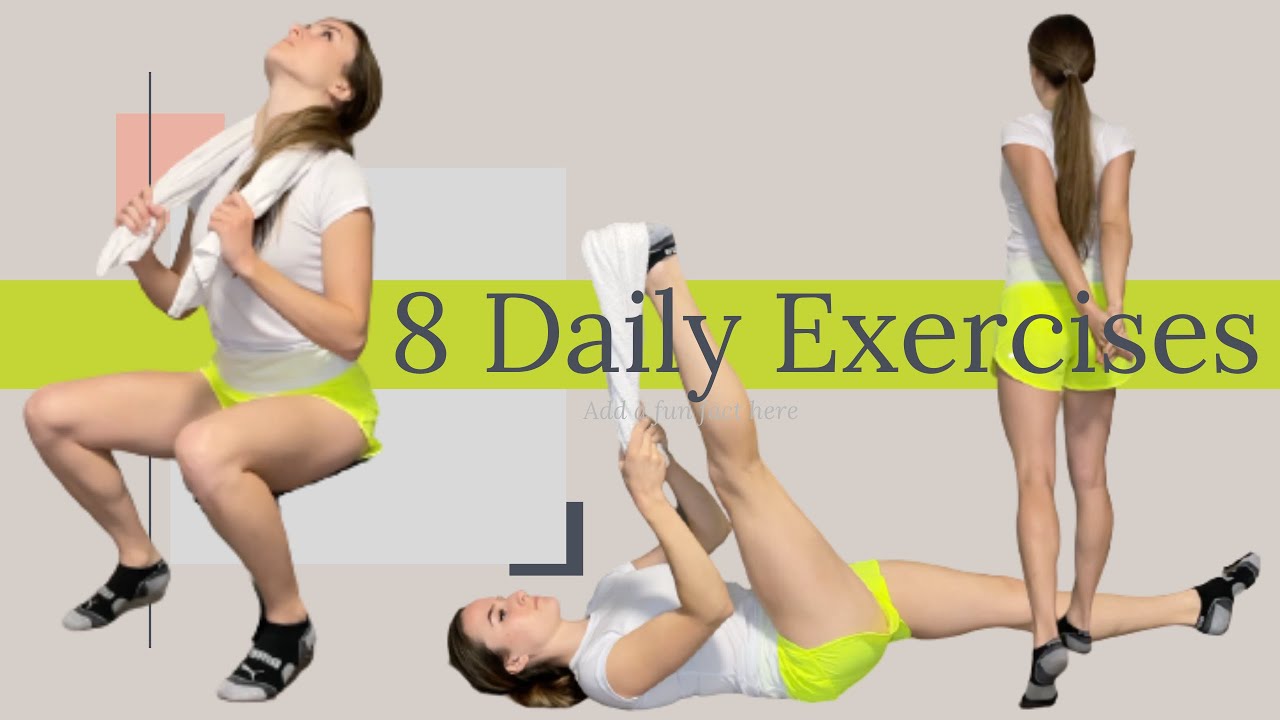 8 Quick and Simple Exercises To Do DAILY | REDUCE BODY PAIN | with Nichelle Thomson