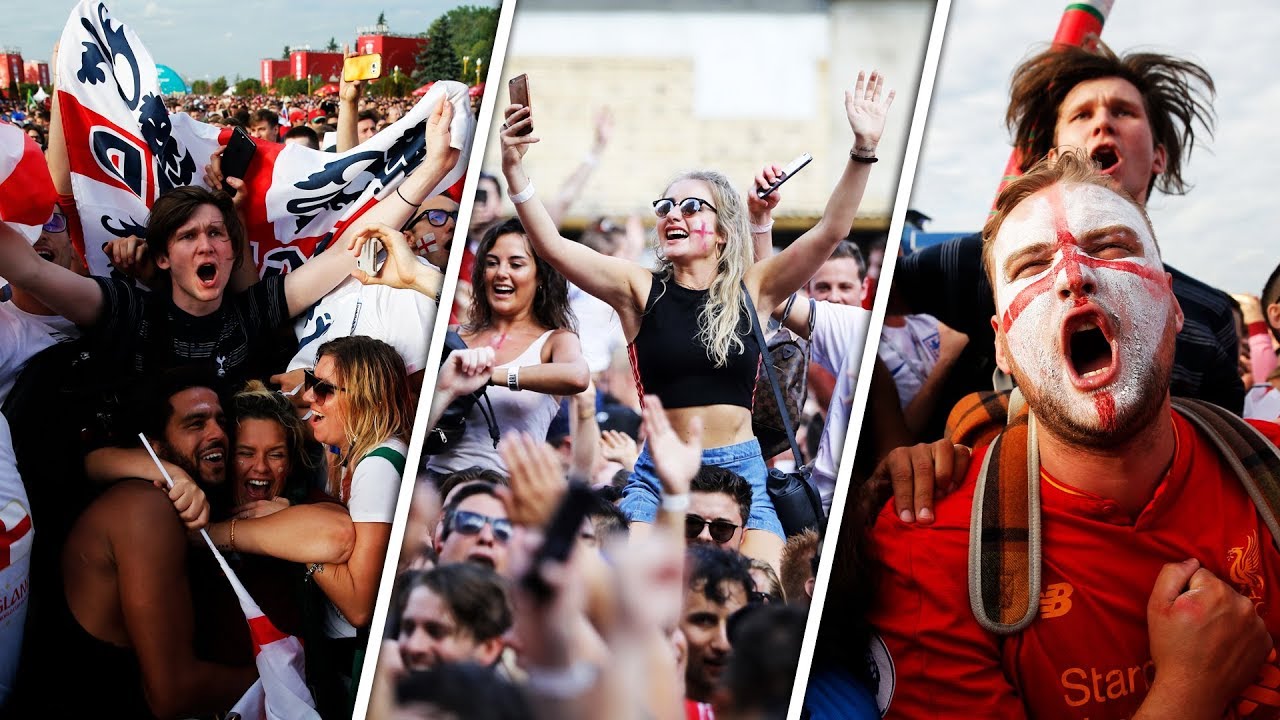 ENGLAND BEAT SWEDEN ⚽FAN CELEBRATIONS! ABSOLUTE SCENES!