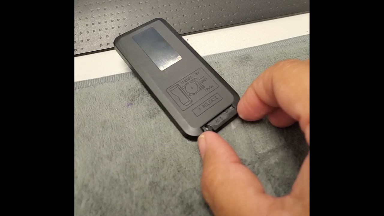 How to remove Air Innovations humidifier remote batter cover