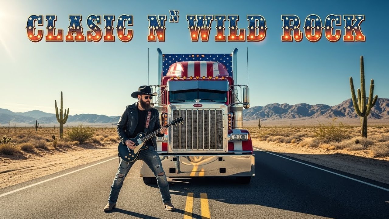 Night Drive Rock Truck Music 🌙 Classic Rock for Focus & Motivation