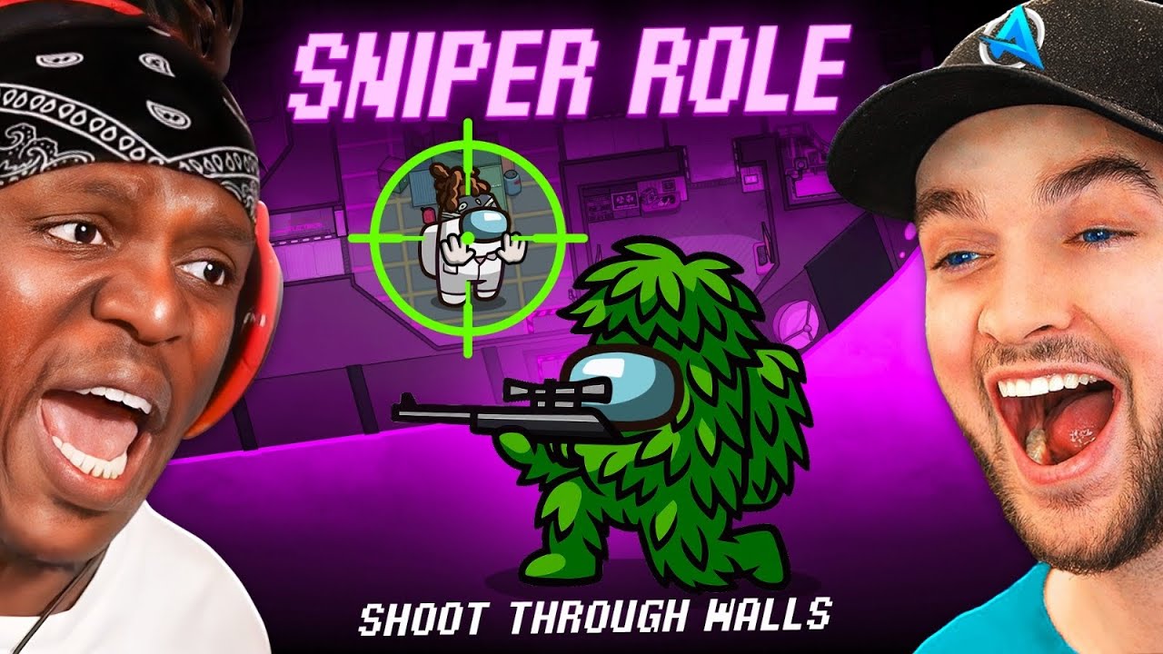 SIDEMEN AMONG US BUT THE IMPOSTOR CAN SHOOT THROUGH WALLS